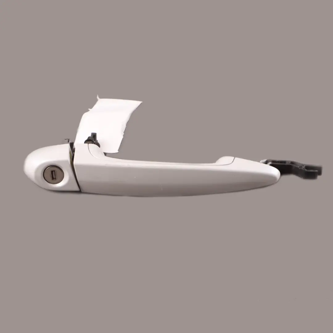 BMW F20 F30 Grab Handle Front Right Door O/S Mineralweiss Mineral White - A96 - SKU rhd-0445184-MW1 - Part number 0445184