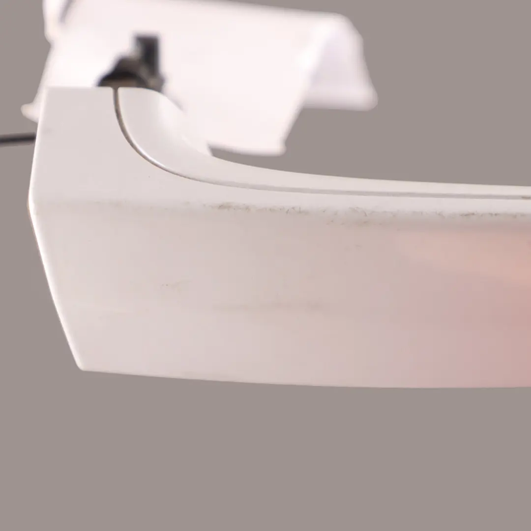 BMW F20 F30 Grab Handle Front Right Door O/S Mineralweiss Mineral White - A96 - SKU rhd-0445184-MW1 - Part number 0445184