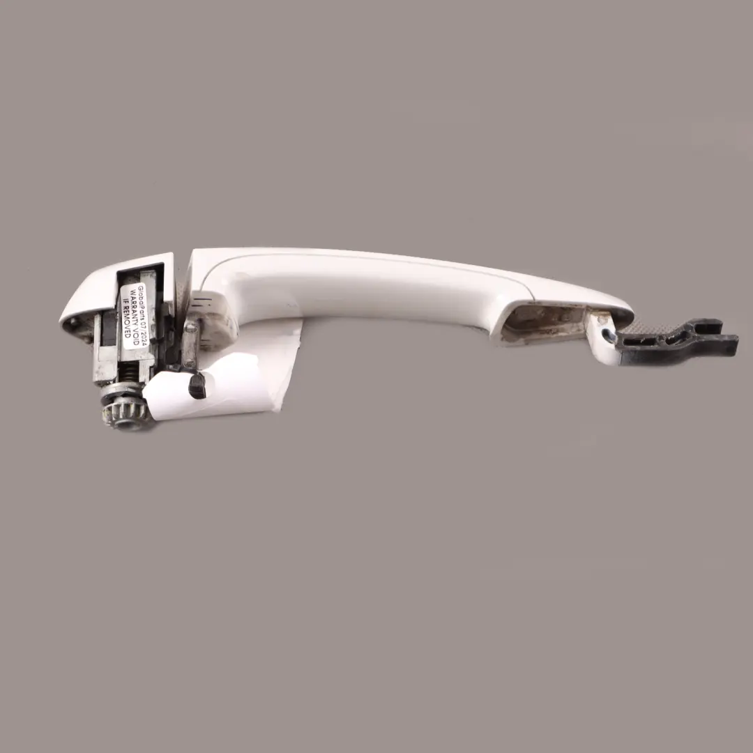BMW F20 F30 Grab Handle Front Right Door O/S Mineralweiss Mineral White - A96 - SKU rhd-0445184-MW1 - Part number 0445184