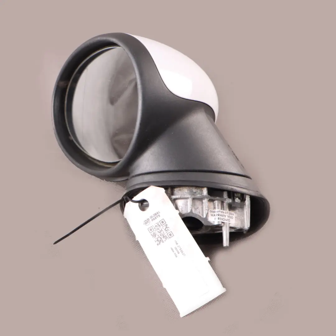 Left Passenger Door Wing Mirror N/S White 3 Pins to BMW Mini Cooper One 4 R55 R56 with Part number 2755637 BMW Mini Cooper One 4 R55 R56 Left Passenger Door Wing Mirror N/S White 3 Pins - SKU rhd-2755637-WHI4 - Part number 2755637