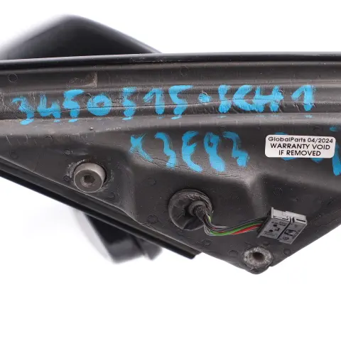 Door Wing Mirror Heated High Gloss Left N/S Schwarz 2 - 668 to BMW X3 E83 LCI with Part number 3450515 BMW X3 E83 LCI Door Wing Mirror Heated High Gloss Left N/S Schwarz 2 - 668 - SKU rhd-3450515-SCH1 - Part number 3450515