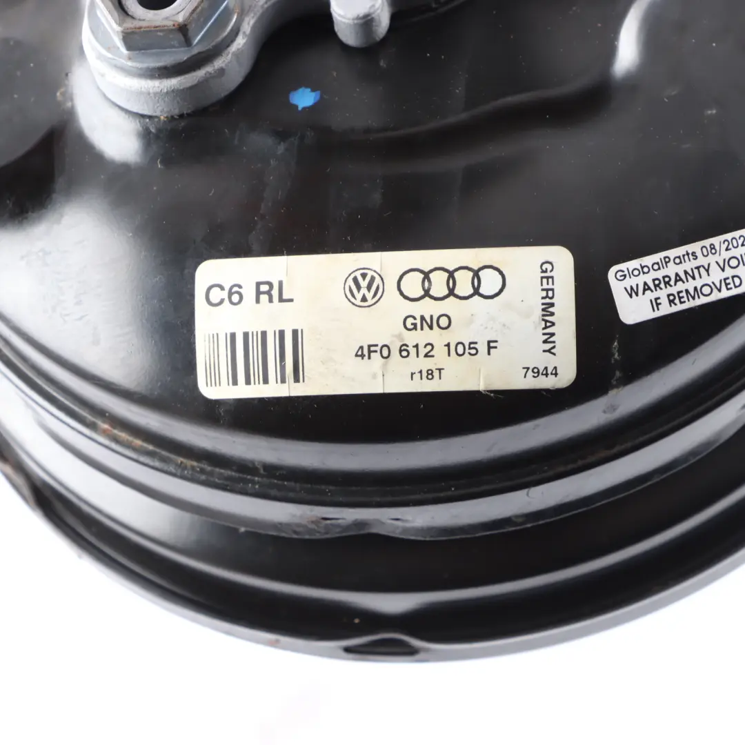 Brake Servo Booster Master Cylinder Brake Unit to Audi A6 C6 with Part number 4F0612105F Audi A6 C6 Brake Servo Booster Master Cylinder Brake Unit - SKU rhd-4F0612105F - Part number 4F0612105F
