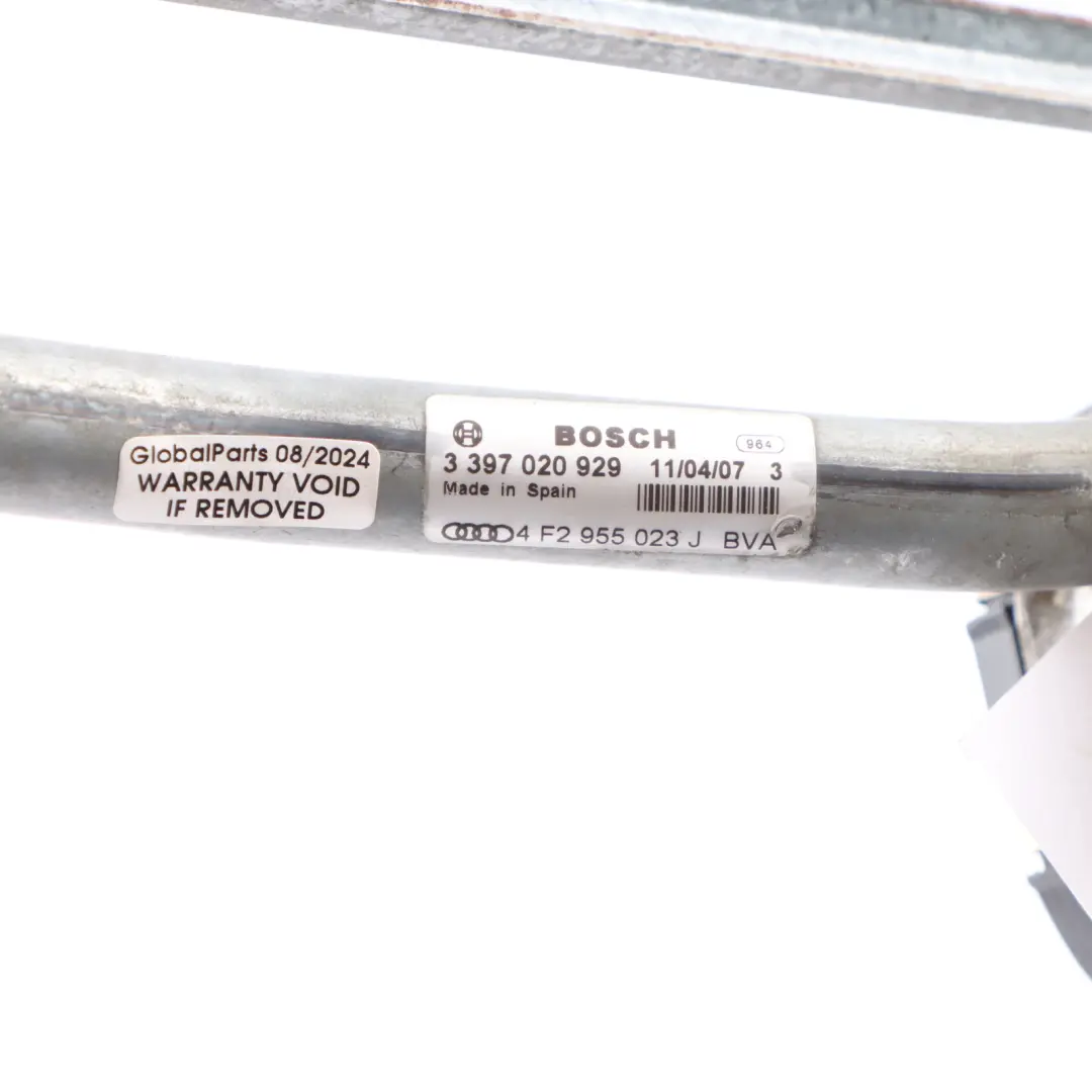 Audi A6 C6 Wiper Linkage System Front Windscreen Windshield Motor - SKU rhd-4F2955601B - Part number 4F2955601B