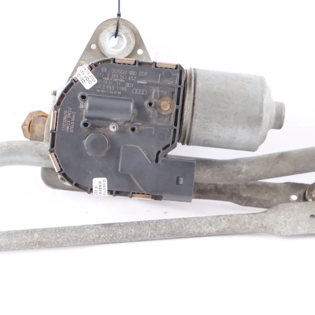 Wiper Linkage System Front Windscreen Windshield Motor 4F2955023J to Audi A6 C6 with Part number 4F2955601B Audi A6 C6 Wiper Linkage System Front Windscreen Windshield Motor 4F2955023J - SKU RHD-4F2955601B - Part number 4F2955601B