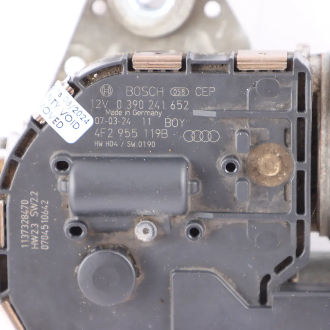 Audi A6 C6 Wiper Linkage System Front Windscreen Windshield Motor - SKU rhd-4F2955601B - Part number 4F2955601B