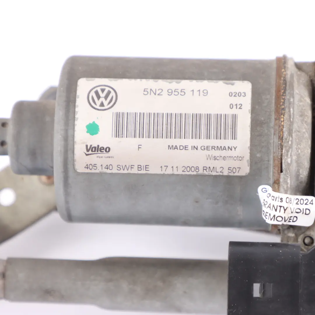 Volkswagen Tiguan 5N Wiper Motor Windscreen Linkage Wiper System - SKU rhd-5N2955023A - Part number 5N2955023A