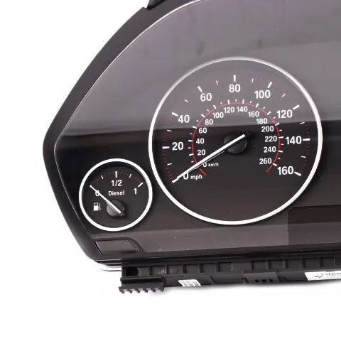 Instrument Cluster BMW F30 F31 Diesel Speedo Clocks Panel Automatic MPH to with Part number 6805227 Instrument Cluster BMW F30 F31 Diesel Speedo Clocks Panel Automatic MPH - SKU rhd-6805227 - Part number 6805227