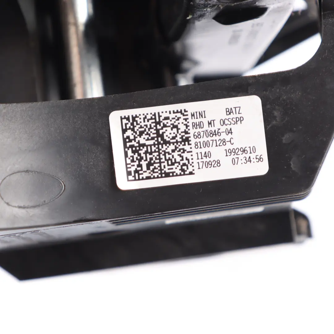 Pedal Set Mini Cooper F55 F56 F57 F60 Brake Clutch Assembly Manual to with Part number 6870846 Pedal Set Mini Cooper F55 F56 F57 F60 Brake Clutch Assembly Manual - SKU rhd-6870846 - Part number 6870846