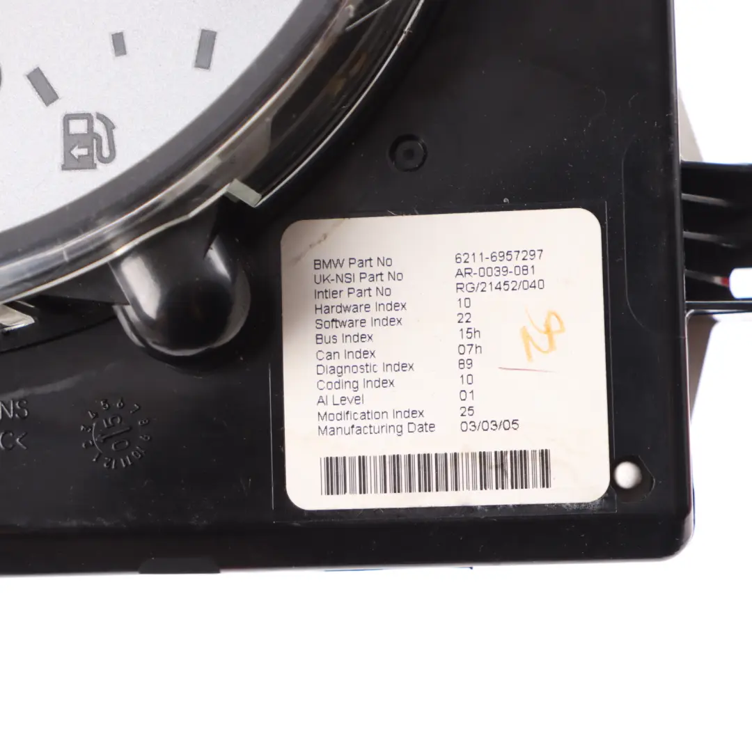 Mini One R50 R52 Speedometer Speedo Clock Instrument Cluster Automatic - SKU rhd-6957297-2 - Part number 6957297