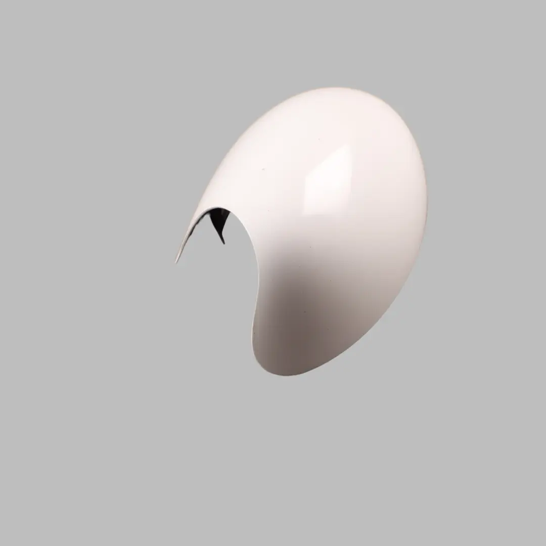 Door Wing Mirror Cover Cap Casing Right O/S Primed White to Mini R50 R53 with Part number 7030636 Mini R50 R53 Door Wing Mirror Cover Cap Casing Right O/S Primed White - SKU rhd-7030636-WHI - Part number 7030636