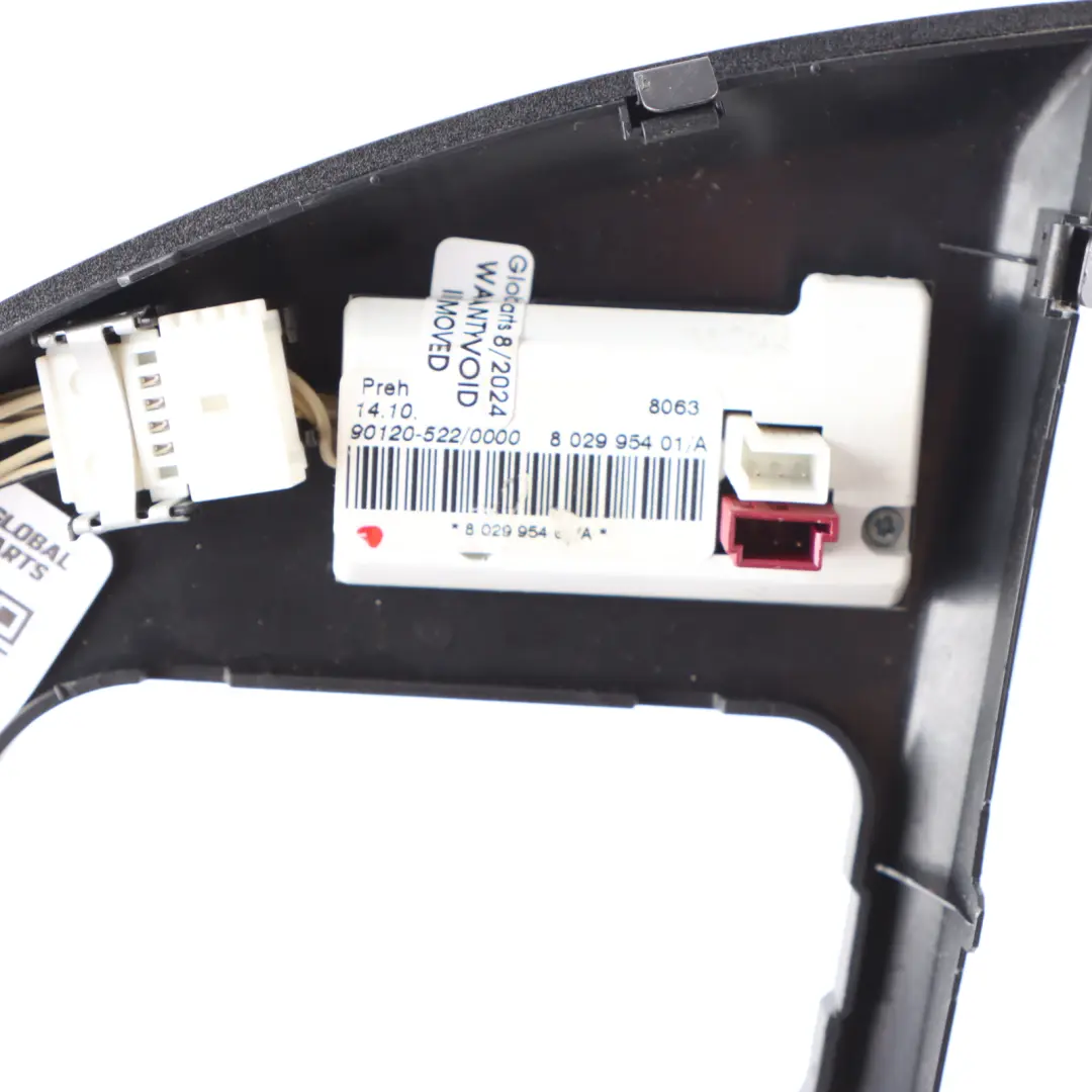 BMW E63 E64 Gear Selector Selecting Lever Surround Cover Black - SKU rhd-7111393-2 - Part number 7111393
