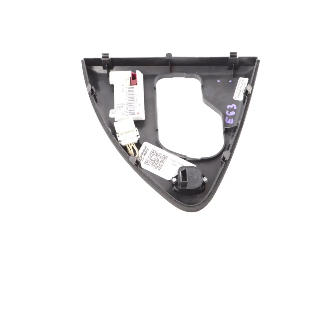 Selector Selecting Lever Surround Cover Black to BMW E63 E64 Gear with Part number 7111393 BMW E63 E64 Gear Selector Selecting Lever Surround Cover Black - SKU rhd-7111393-2 - Part number 7111393