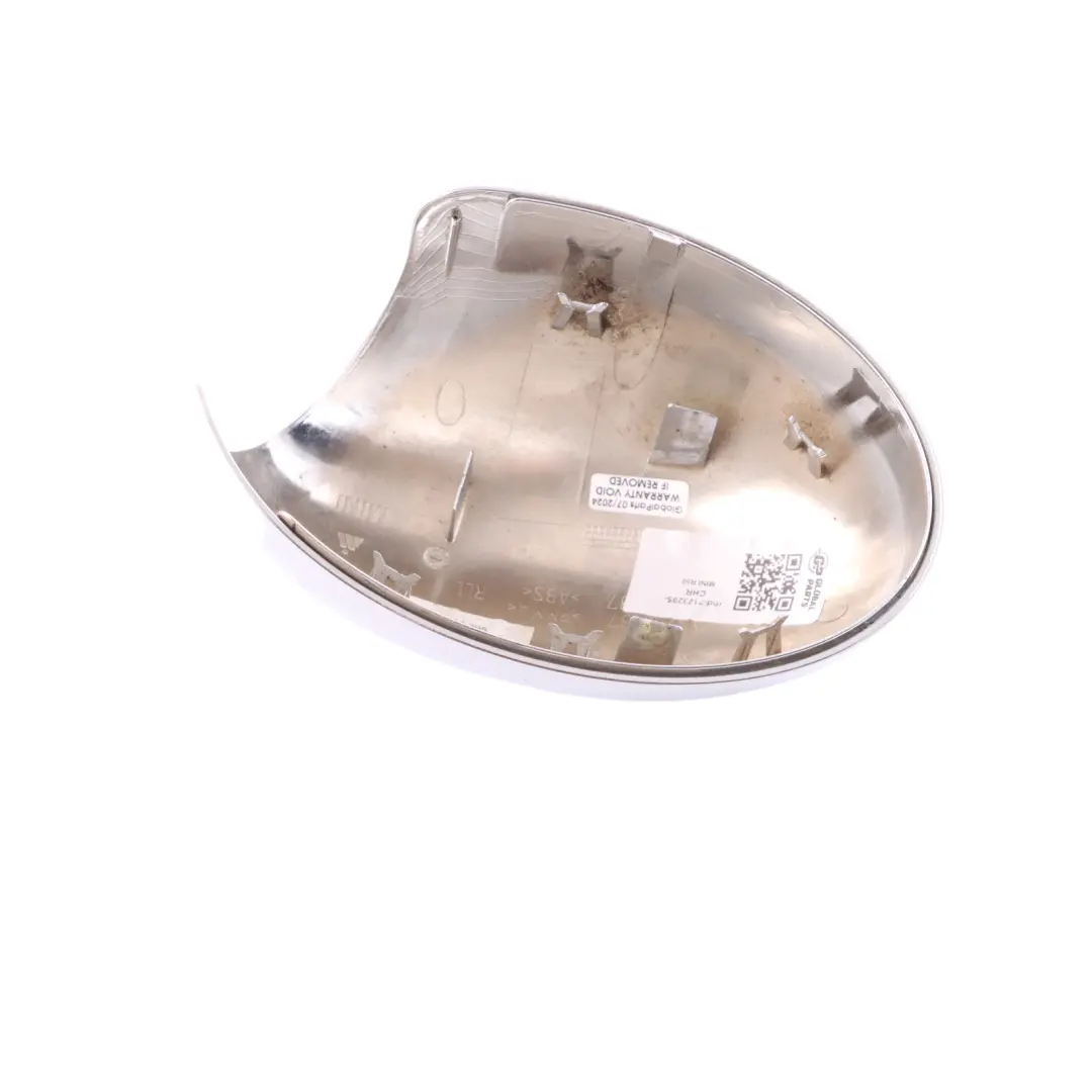 Cap Casing Left N/S Mirror Wing Chrome to Mini R50 R52 R53 Cover with Part number 7123295 Mini R50 R52 R53 Cover Cap Casing Left N/S Mirror Wing Chrome - SKU rhd-7123295-CHR - Part number 7123295