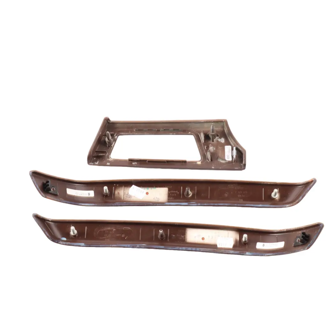 BMW E90 E91 Complete Interior Trim Set Dash Dashboard Wood Burr Walnut - SKU rhd-7129549 - Part number 7129549