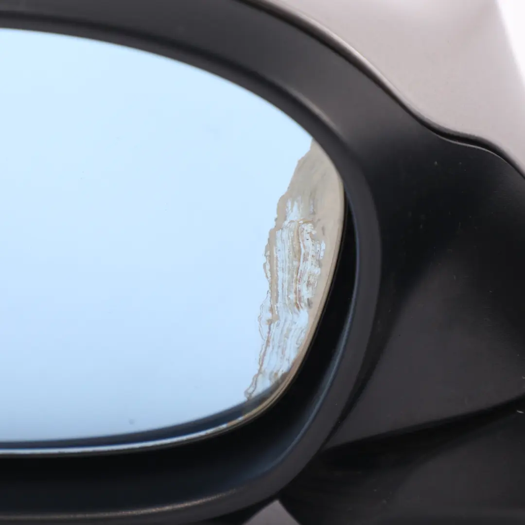 BMW 1 E81 E88 1 Power Fold Heated Left N/S Wing Mirror Kaschmir Silver A72 - SKU rhd-7185373-KAS - Part number 7185373