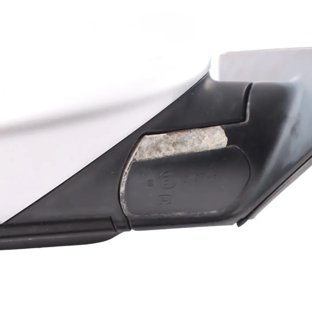 BMW E60 E61 Heated Wing Mirror Lightpacked Right O/S Titan Silver - 354 - SKU rhd-7189510-TS - Part number 7189510