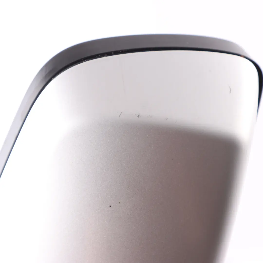BMW E60 E61 Heated Left N/S Side Door Wing Mirror Titan Silver - 354 - SKU rhd-7189511-TS - Part number 7189511
