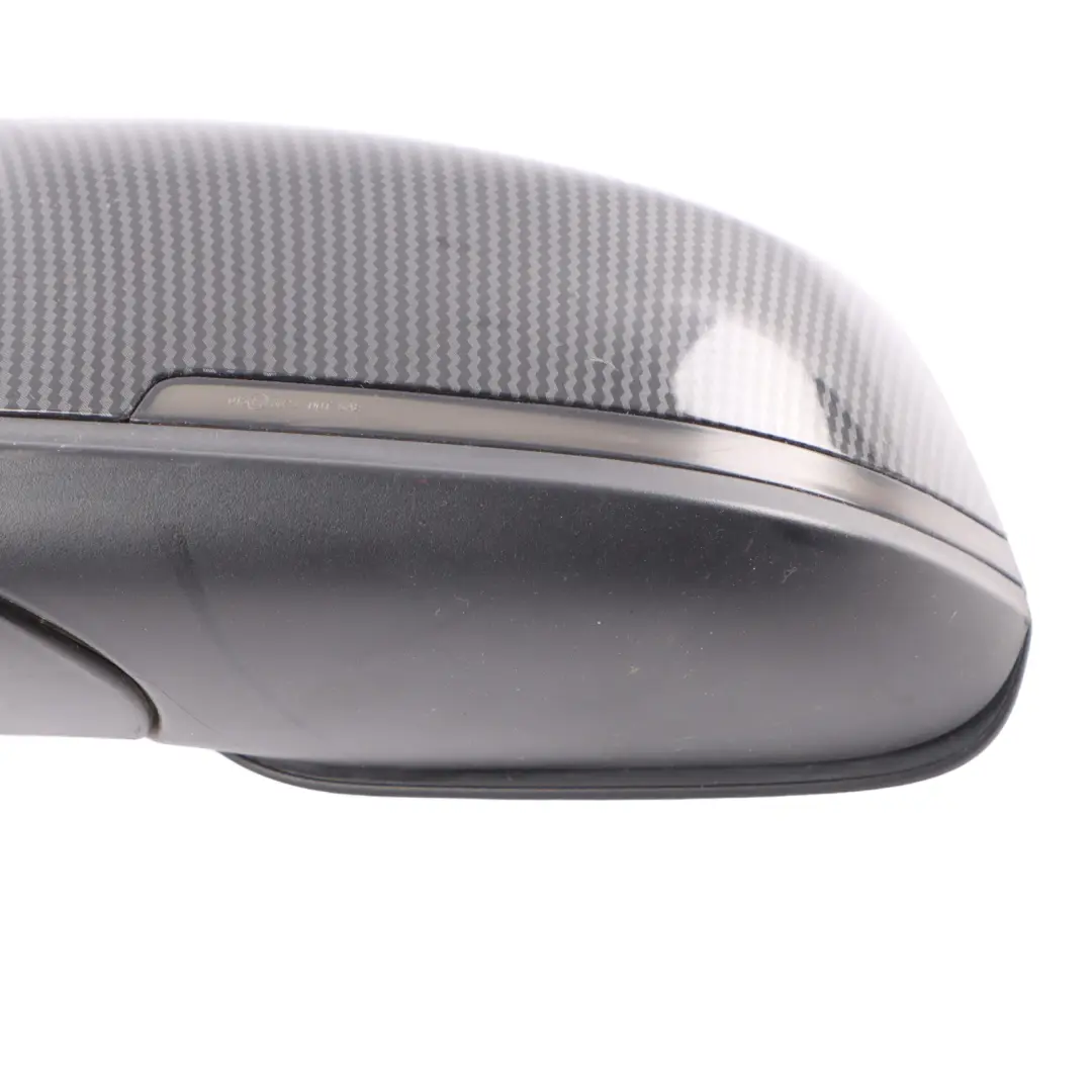 BMW F20 Door Wing Mirror Heated Carbon Cover Outside Left N/S 6 Pins - SKU RHD-7242703-CARBON - Part number 7242703