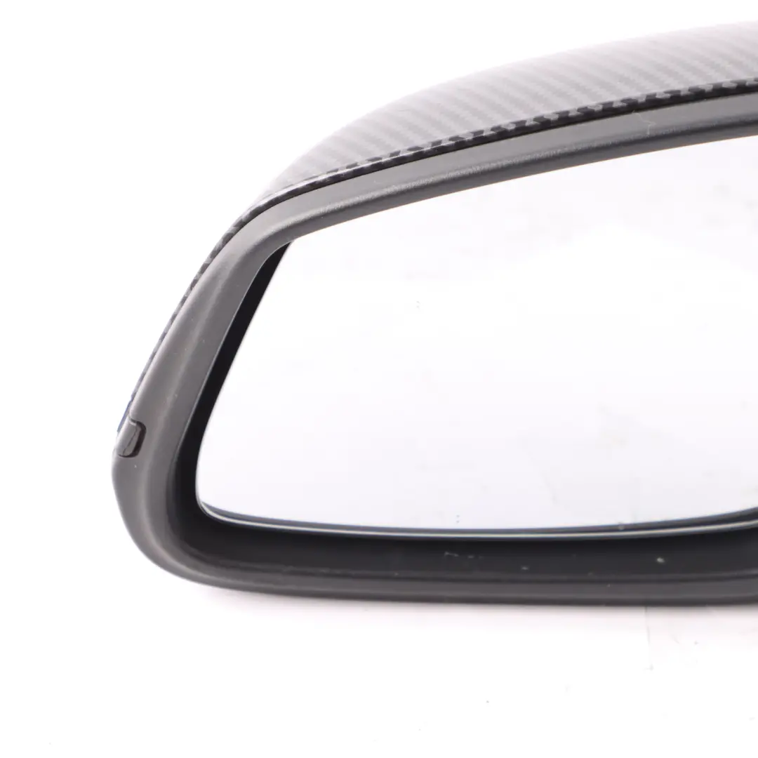 BMW F20 Door Wing Mirror Heated Carbon Cover Outside Left N/S 6 Pins - SKU RHD-7242703-CARBON - Part number 7242703