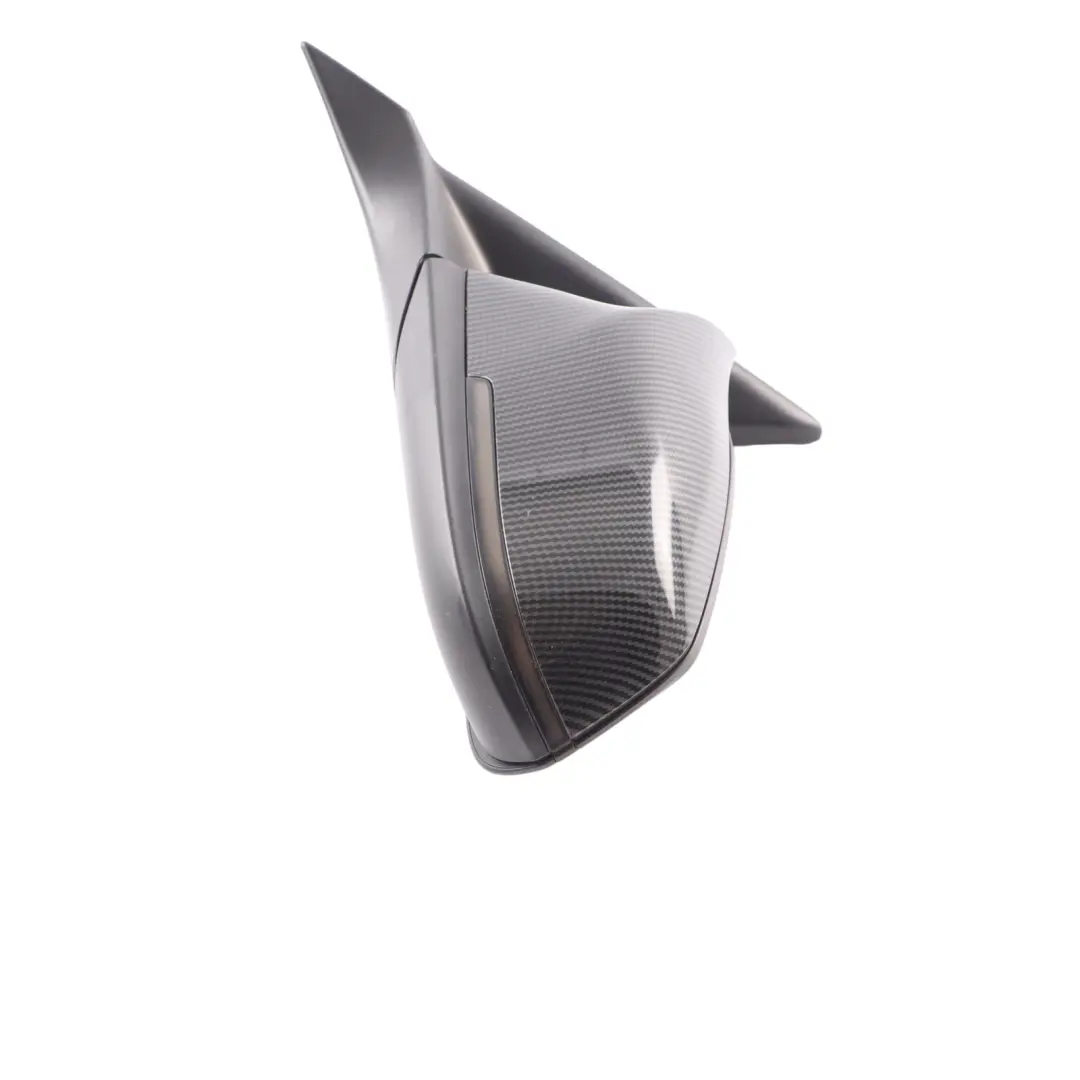 BMW F20 Door Wing Mirror Heated Carbon Cover Outside Left N/S 6 Pins - SKU RHD-7242703-CARBON - Part number 7242703