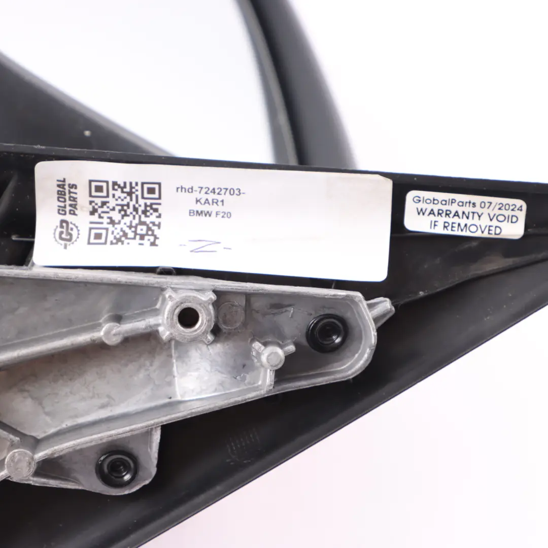 BMW 1 Series 1 F20 F20N LCI Heated Left Wing Mirror N/S Karmesinrot Red A61 - SKU rhd-7242703-KAR1 - Part number 7242703