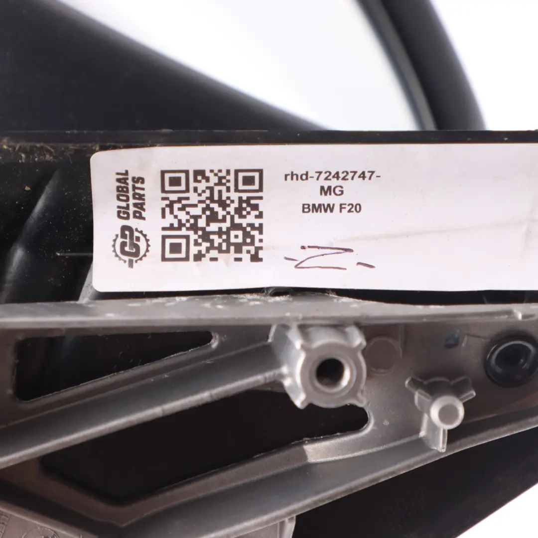 BMW F20 Wing Mirror Heated Auto Dip Door Left N/S Outside Mineral Grey - B39 - SKU rhd-7242747-MG - Part number 7242747