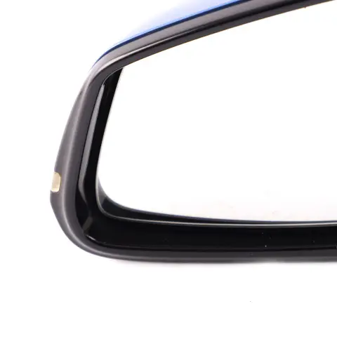 BMW F20 Left Heated Wing Mirror N/S High Gloss Estoril Blau Blue B45 - SKU rhd-7242779-EB - Part number 7242779