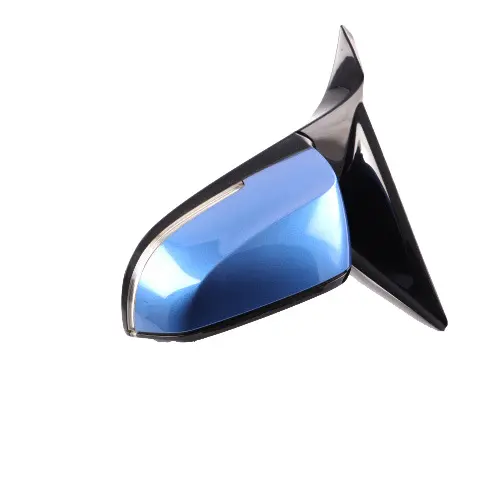 BMW F20 Left Heated Wing Mirror N/S High Gloss Estoril Blau Blue B45 - SKU rhd-7242779-EB - Part number 7242779