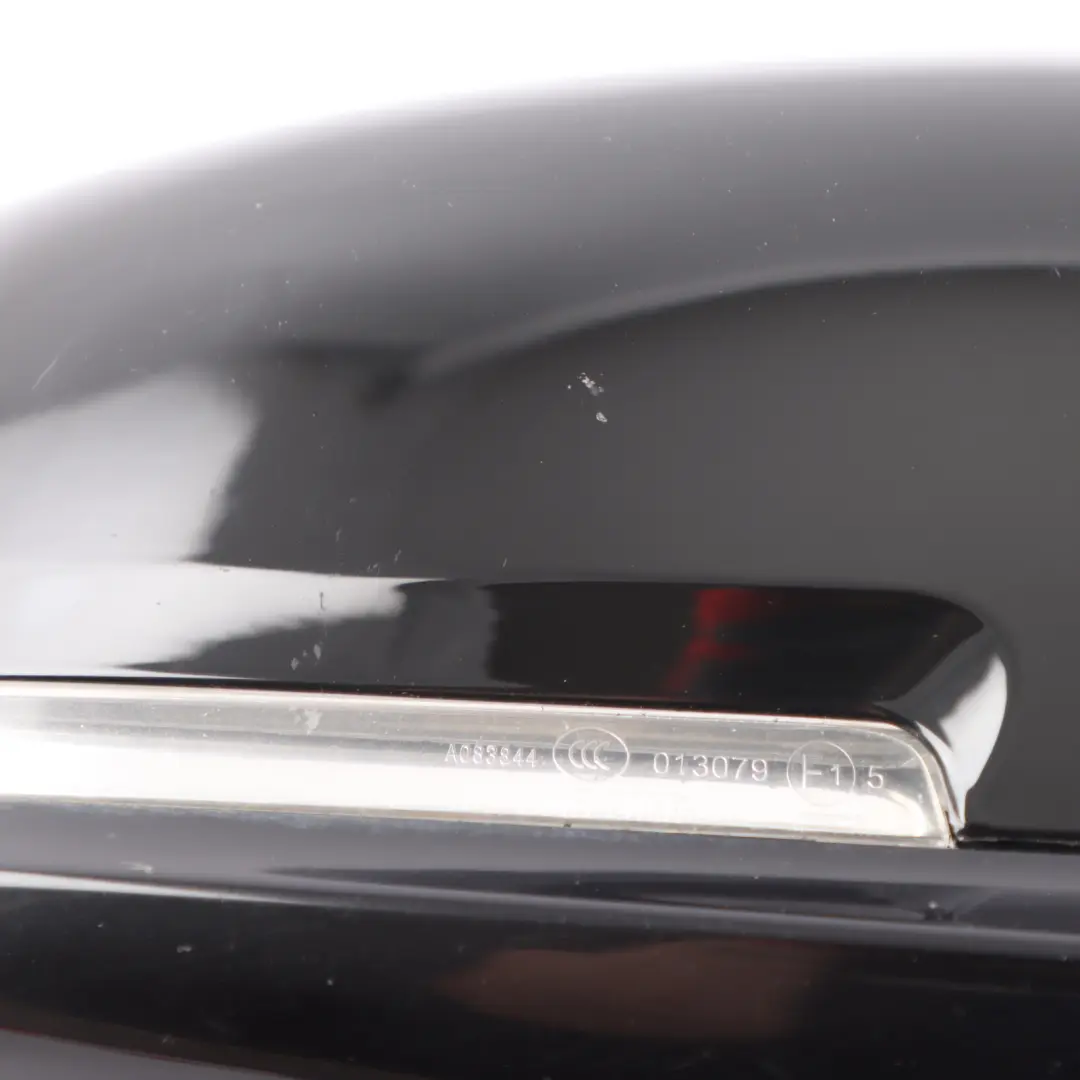 BMW F20 Wing Mirror Right O/S High Gloss Heated Auto Dip Black 5 Pins - SKU rhd-7242824-BLK - Part number 7242824