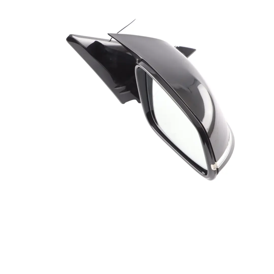 BMW F20 Wing Mirror Right O/S High Gloss Heated Auto Dip Black 5 Pins - SKU rhd-7242824-BLK - Part number 7242824