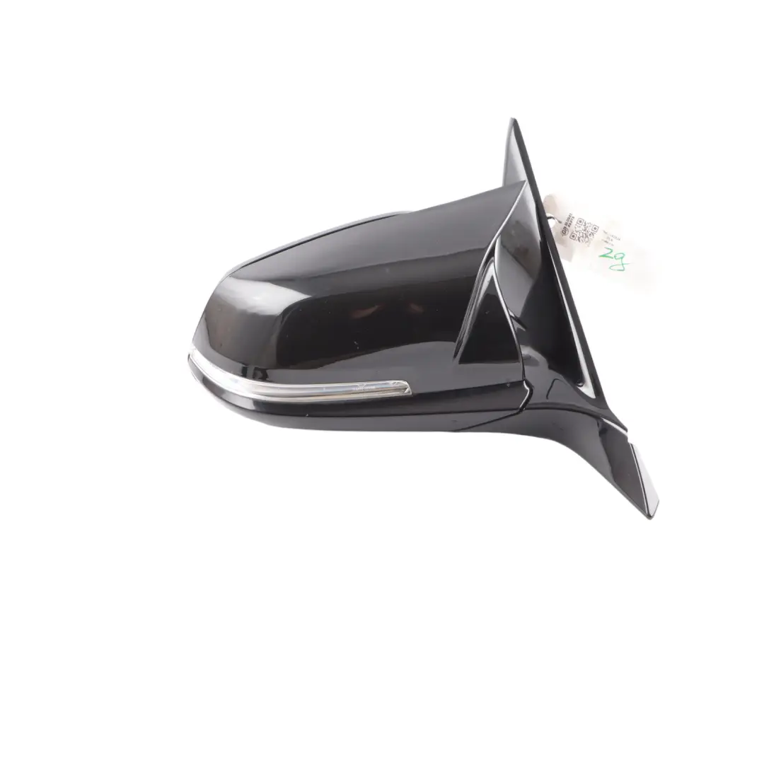 BMW F20 Wing Mirror Right O/S High Gloss Heated Auto Dip Black 5 Pins - SKU rhd-7242824-BLK - Part number 7242824