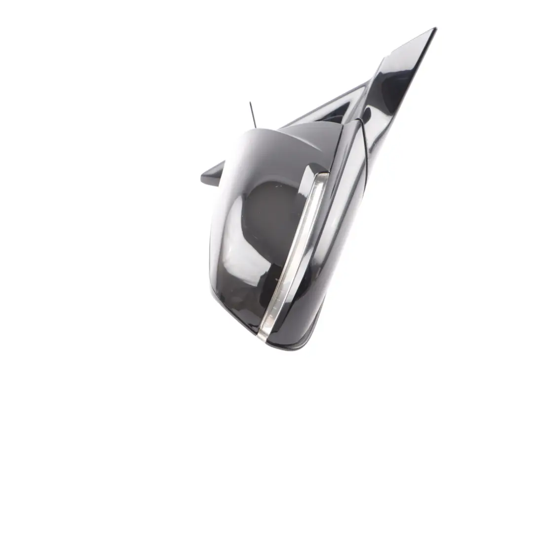 BMW F20 Wing Mirror Right O/S High Gloss Heated Auto Dip Black 5 Pins - SKU rhd-7242824-BLK - Part number 7242824