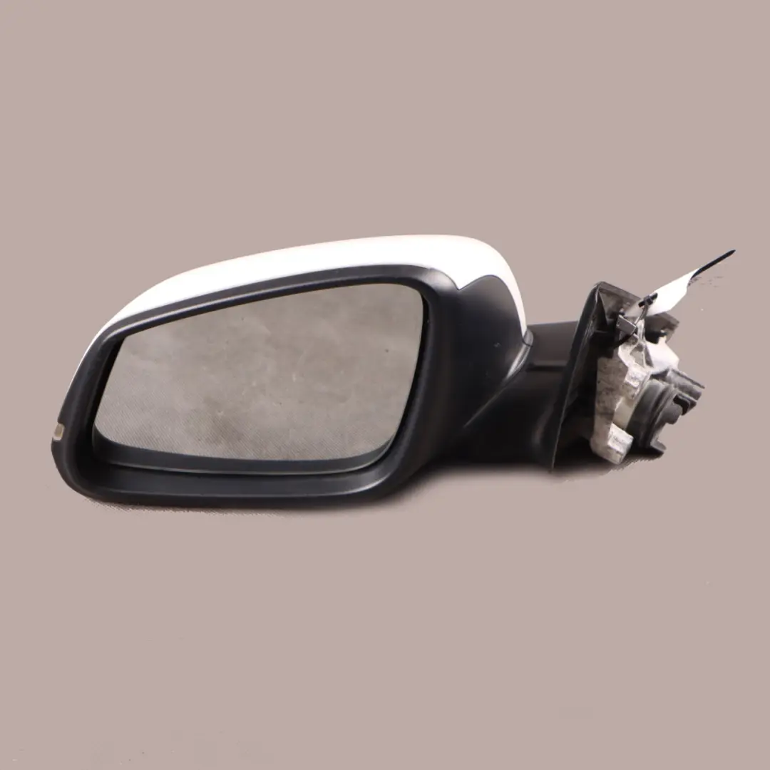  Wing Mirror BMW F30 F31 Heated Left Door N/S 6 Pins Alpine White - 300 - SKU rhd-7245093-AW - Part number 7245093