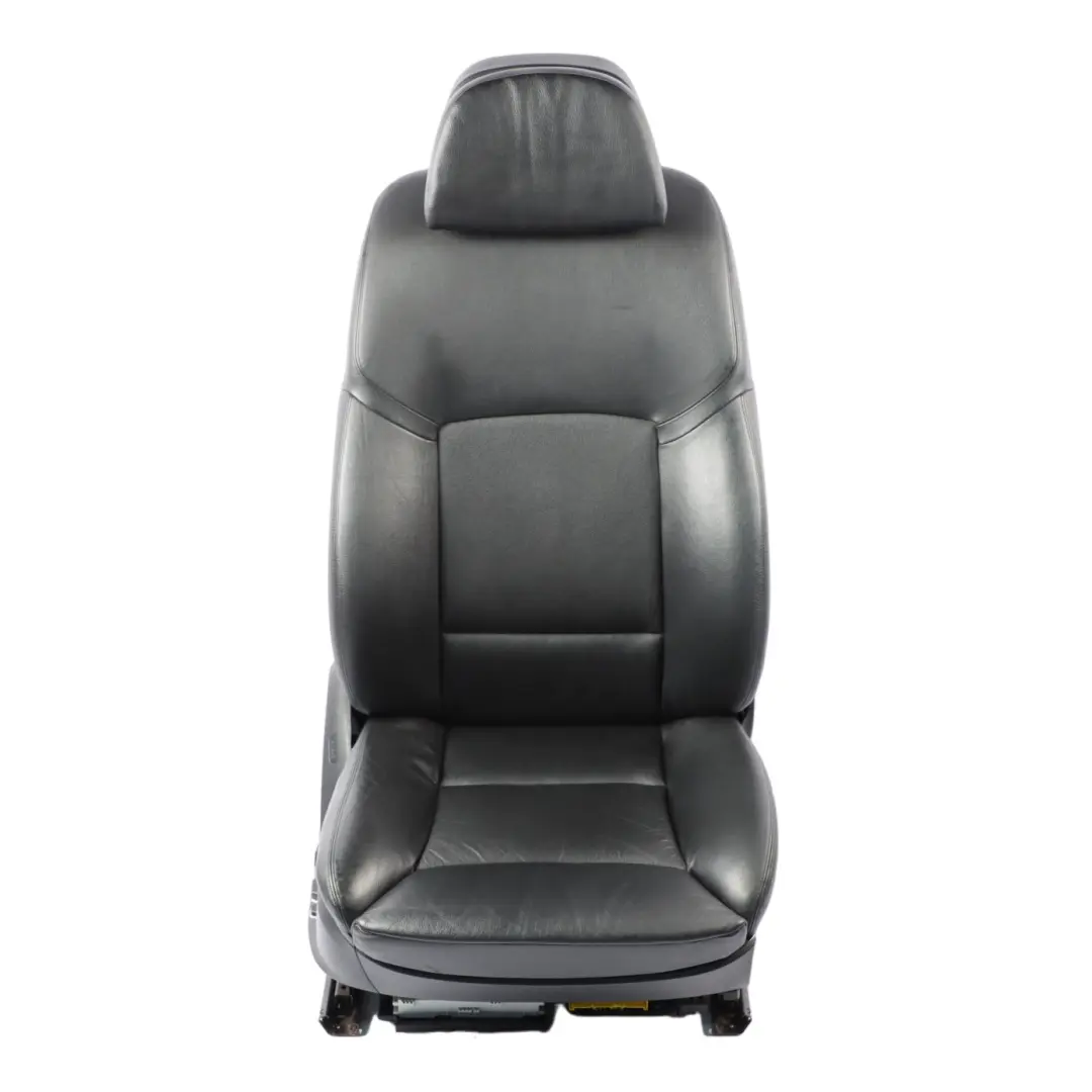 BMW F02 Front Comfort Seat Memory Screen Heated Right O/S Leather Dakota Black - SKU RHD-7255058-4 - Part number 7255058