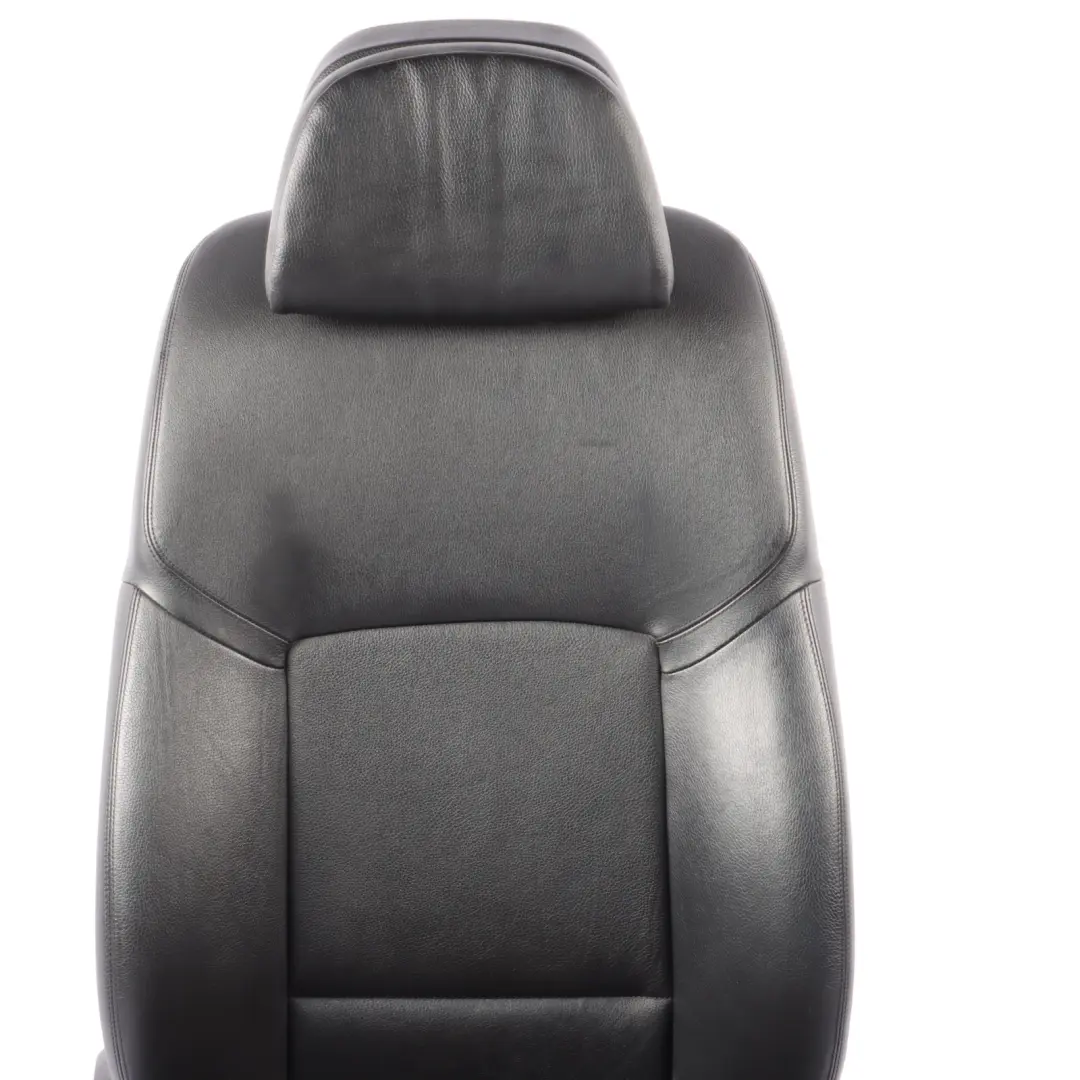BMW F02 Front Comfort Seat Memory Screen Heated Right O/S Leather Dakota Black - SKU RHD-7255058-4 - Part number 7255058