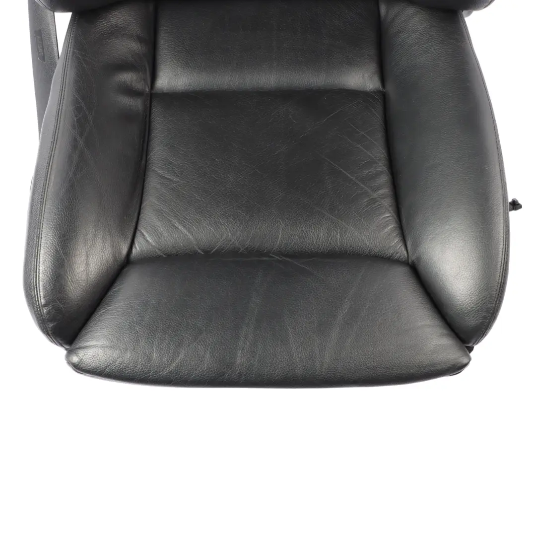 BMW F02 Front Comfort Seat Memory Screen Heated Right O/S Leather Dakota Black - SKU RHD-7255058-4 - Part number 7255058