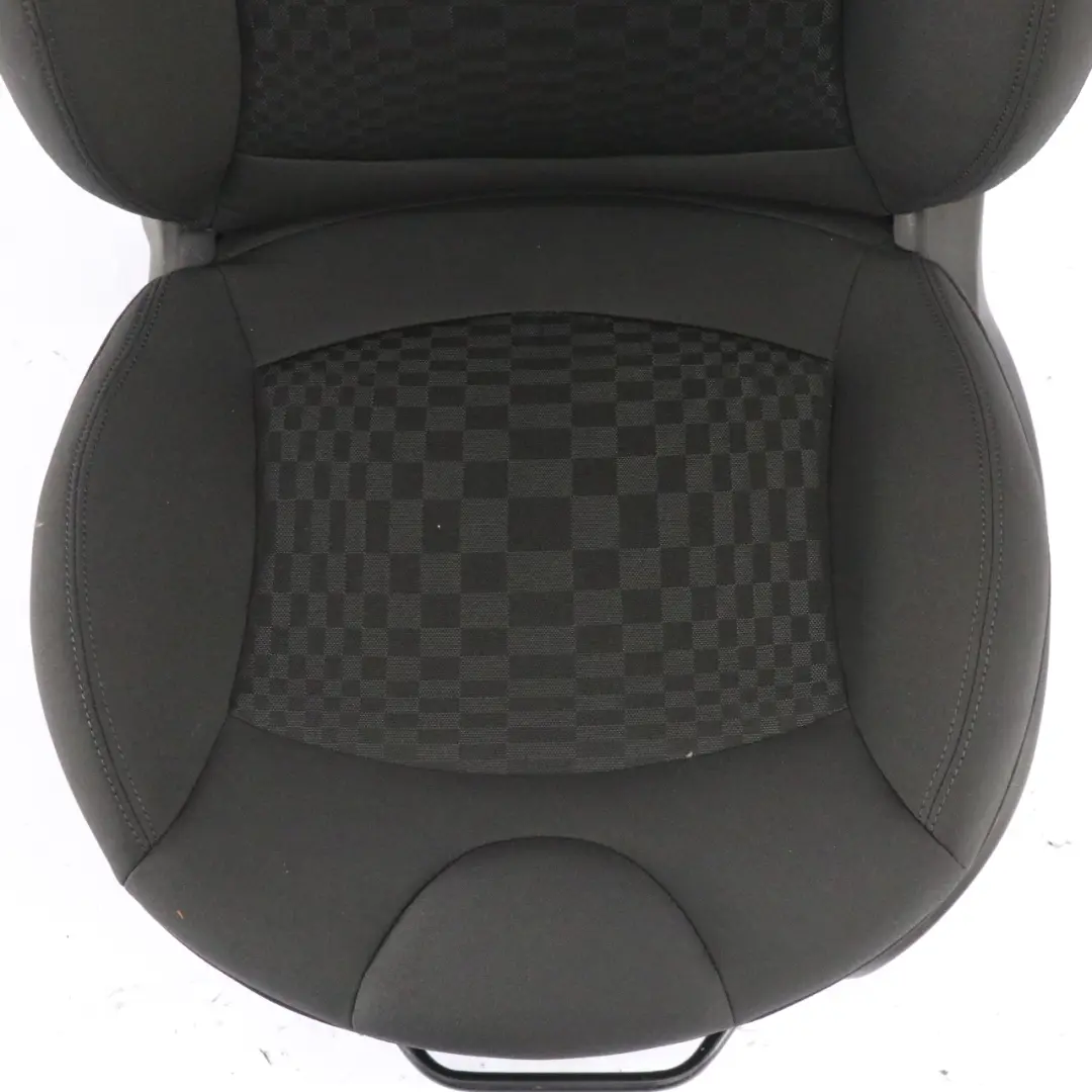 MINI Cooper One R55 R56 R57 LCI Sport Cloth Chequered Front Left N/S Seat - SKU rhd-7255500-2 - Part number 7255500