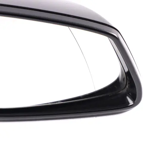 BMW F10 F11 Shadow Line Heated Right Wing Mirror O/S High Gloss Carbon Black - SKU rhd-7268250-CAR1 - Part number 7268250