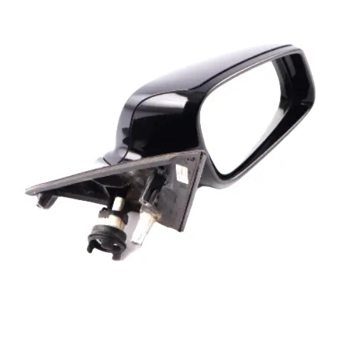 BMW F10 F11 Shadow Line Heated Right Wing Mirror O/S High Gloss Carbon Black - SKU rhd-7268250-CAR1 - Part number 7268250