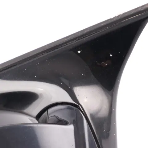 BMW F10 F11 Shadow Line Heated Right Wing Mirror O/S High Gloss Carbon Black - SKU rhd-7268250-CAR1 - Part number 7268250