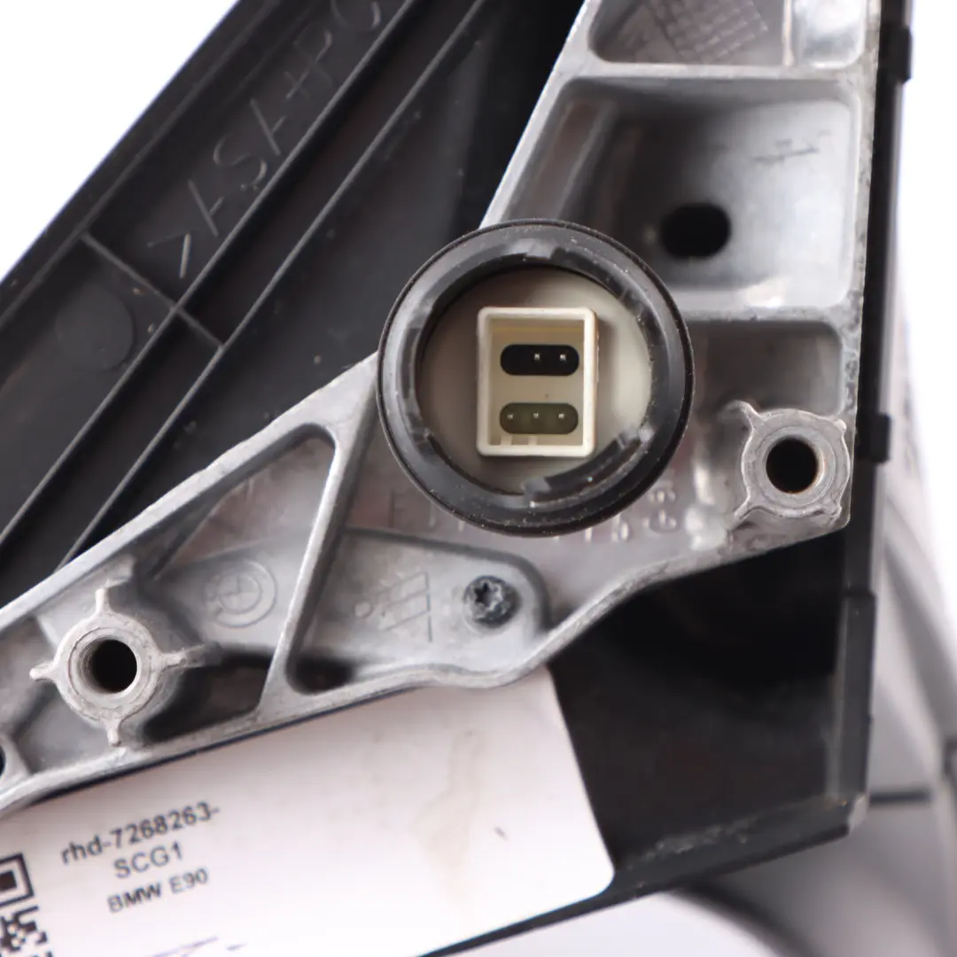 Heated Left Wing Mirror N/S Spacegrau Space Grey A52 to BMW E90 E91 LCI with Part number 7268263 BMW E90 E91 LCI Heated Left Wing Mirror N/S Spacegrau Space Grey A52 - SKU rhd-7268263-SCG1 - Part number 7268263