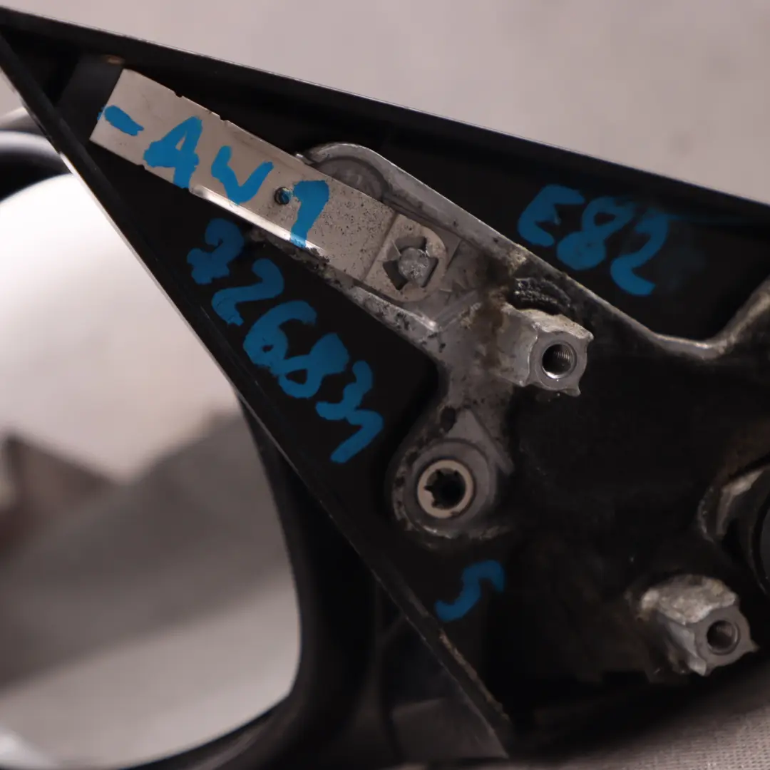  Wing Mirror BMW E81 E82 M Sport Heated High Gloss Left N/S Alpine White - 300 - SKU rhd-7268315-AW1 - Part number 7268315