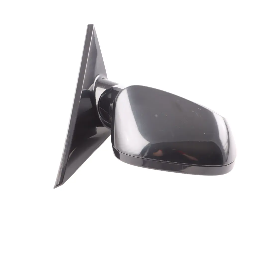 BMW E81 E82 E88 M Sport Heated Right Wing Mirror O/S Black Sapphire Metallic 475 - SKU rhd-7268316-BS - Part number 7268316