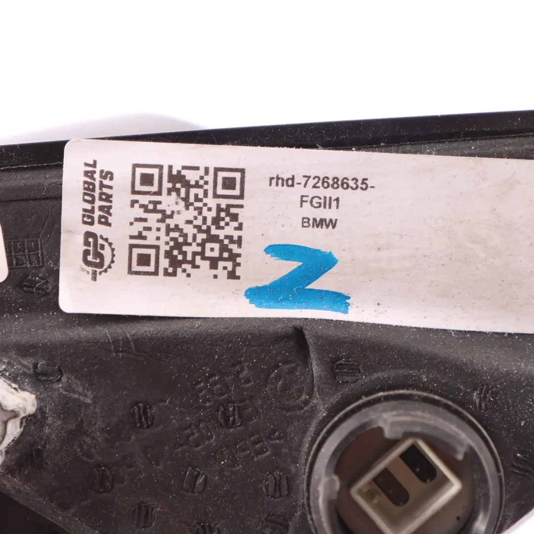 Wing Mirror BMW F87 Auto Dip High Gloss Left N/S Ferric Grey II B55 to with Part number 7268635 Wing Mirror BMW F87 Auto Dip High Gloss Left N/S Ferric Grey II B55 - SKU rhd-7268635-FGII1 - Part number 7268635