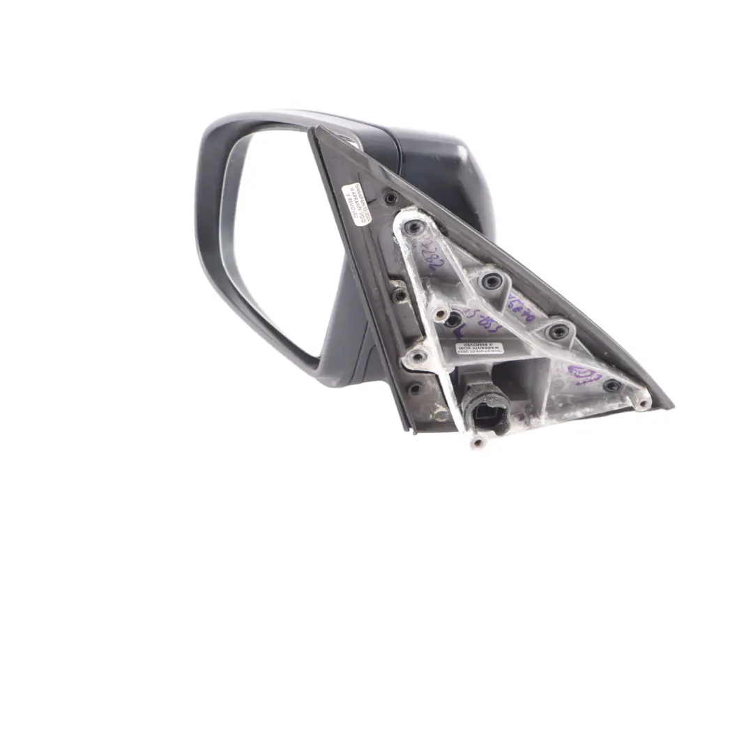 BMW X5 E70 Wing Mirror Outside Door Left N/S Black Sapphire Metallic 475 3 Pin - SKU rhd-7282733-BS3 - Part number 7282733