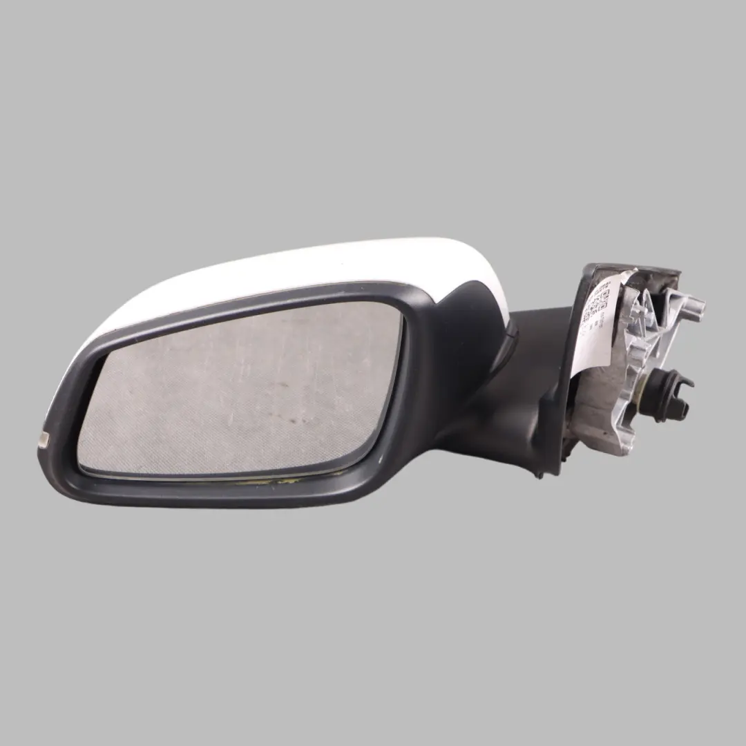 BMW X1 Series E84 Heated Left Wing Mirror N/S Door Mineral White Metallic A96 - SKU rhd-7307157-MW - Part number 7307157