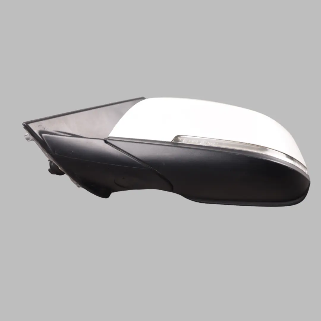 BMW X1 Series E84 Heated Left Wing Mirror N/S Door Mineral White Metallic A96 - SKU rhd-7307157-MW - Part number 7307157