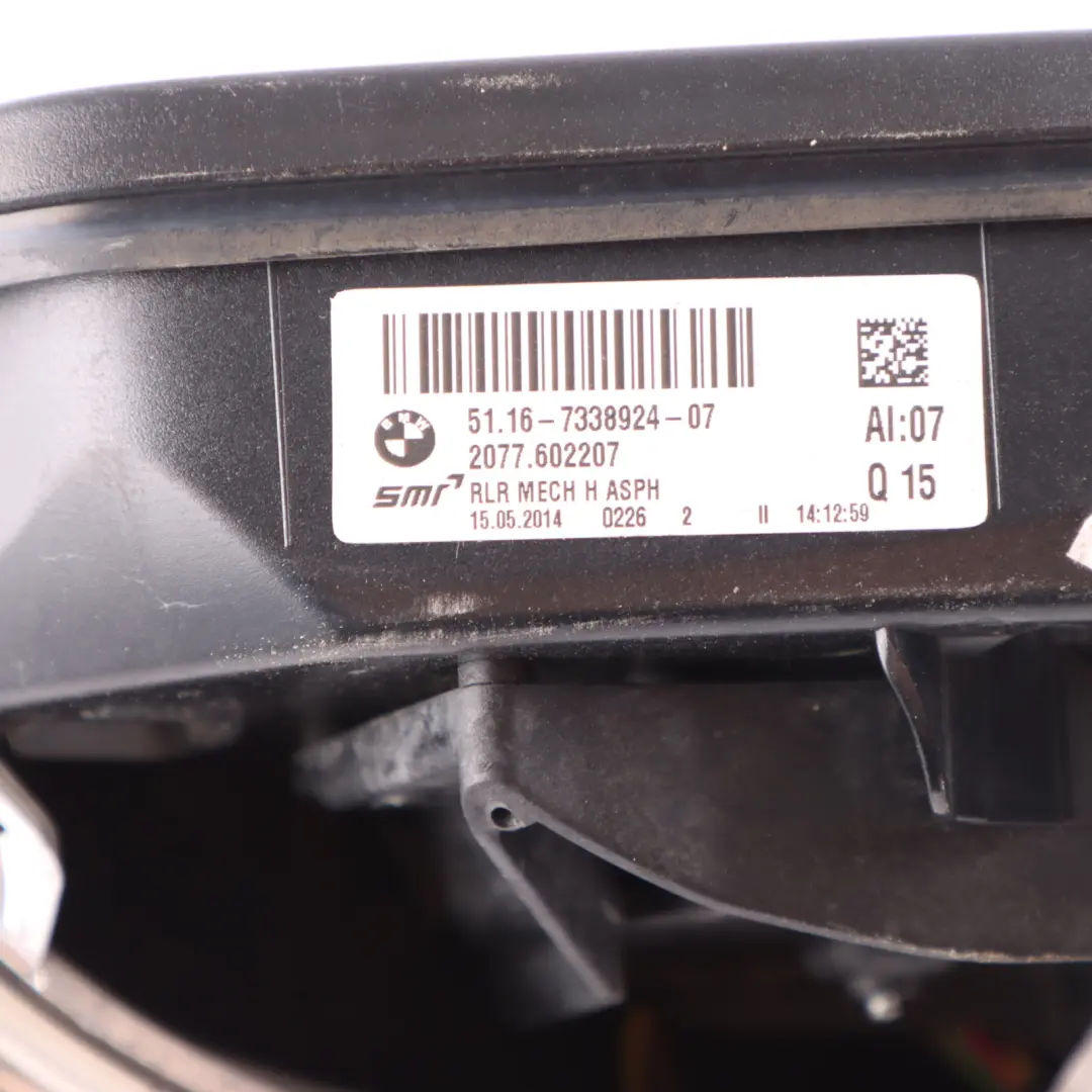  Wing Mirror Base BMW F30 F31 Carrier Heated Door Right O/S Outside 6 Pins - SKU rhd-7345656-1 - Part number 7345656
