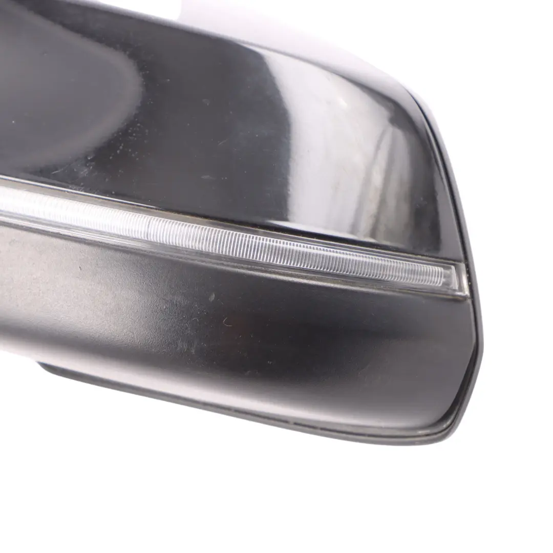  Wing Mirror BMW F10 F11 LCI Heated Left N/S Door Schwarz 2 Black - 668 - SKU rhd-7350641-SCH - Part number 7350641
