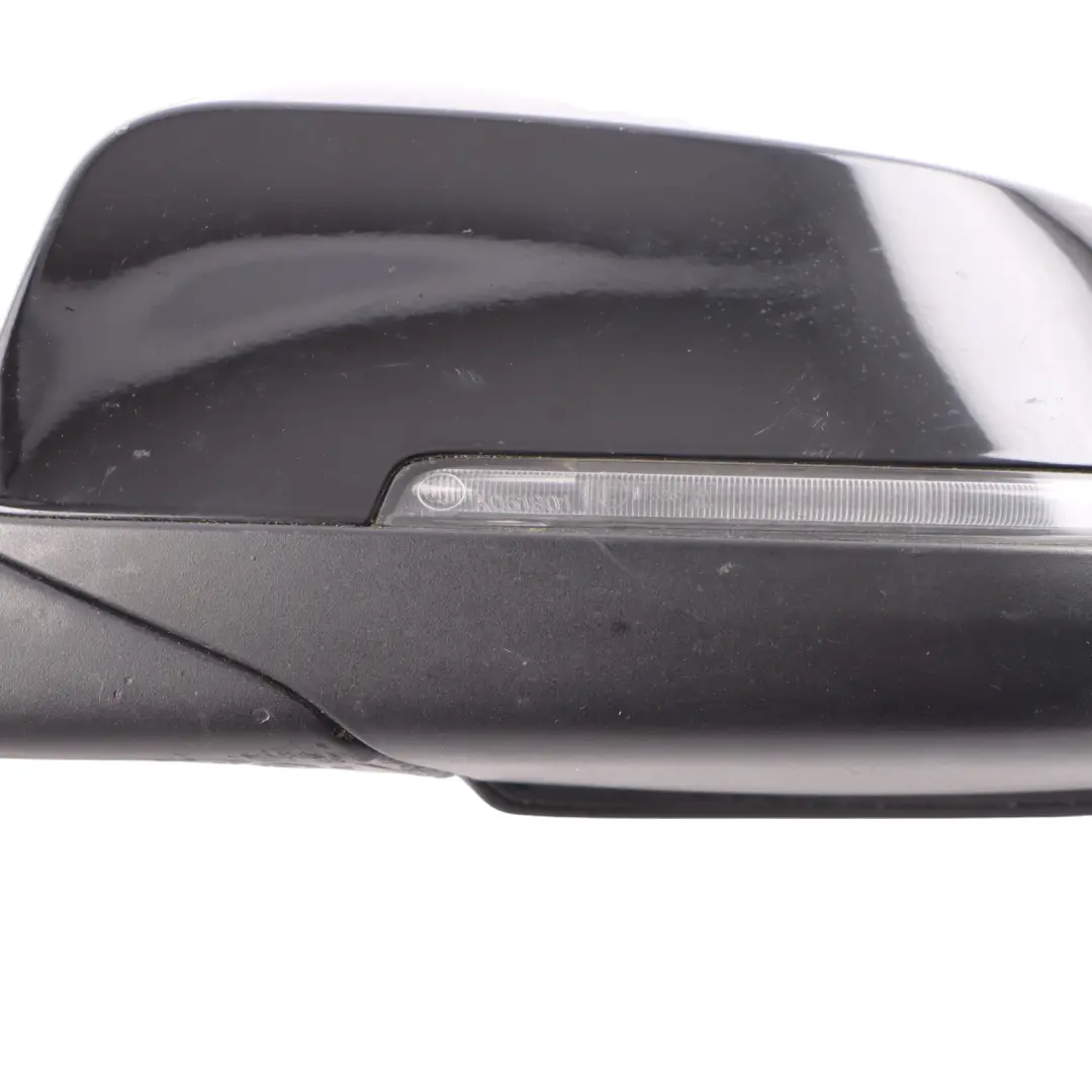  Wing Mirror BMW F10 F11 LCI Heated Left N/S Door Schwarz 2 Black - 668 - SKU rhd-7350641-SCH - Part number 7350641